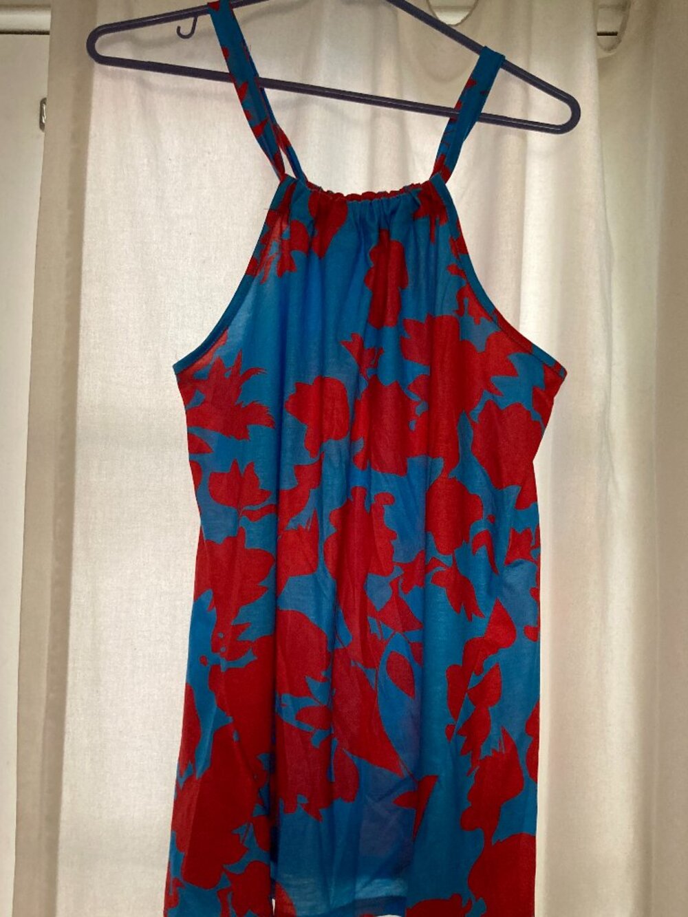 summer halter top Size L beautiful print